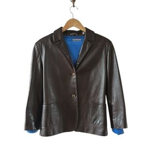 Vintage Barney’s New York Women’s Leather Jacket